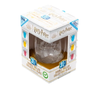 Pyramid 3D Double Walled Collectors Glass Harry Potter (Hedwig)