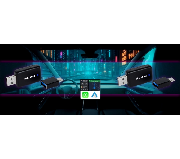 BLOW mini PRO CarPlay Android Auto Czarny