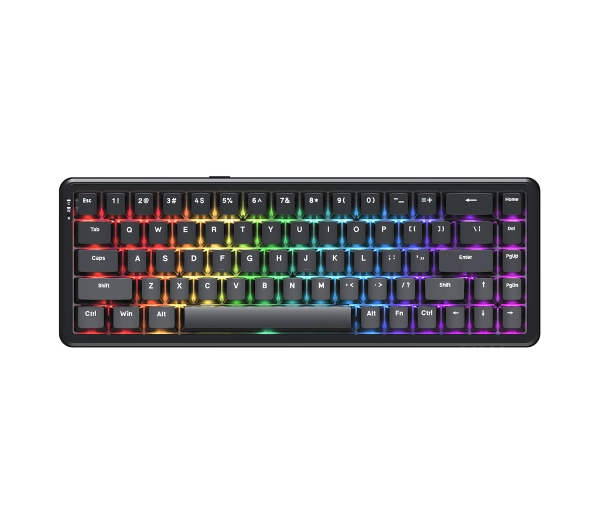 Klawiatura gamingowa mechaniczna AK680 MAX Magnetic Switch-ABS Black Keycaps-RGB -Aluminum Positioning Plate-Wired Version