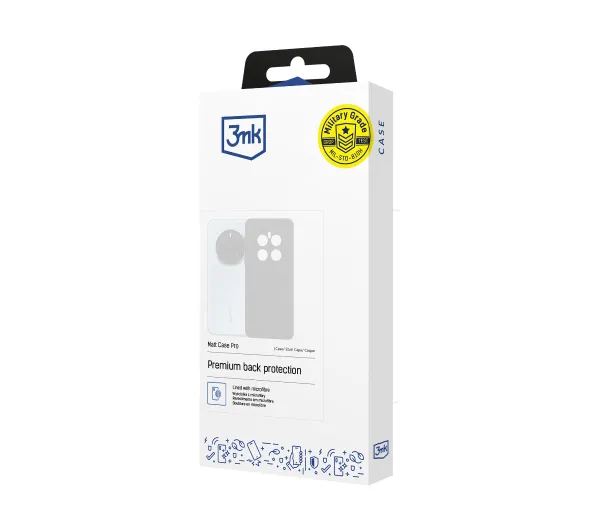 3mk Matt Case Pro do Redmi 15 4G/5G Czarny