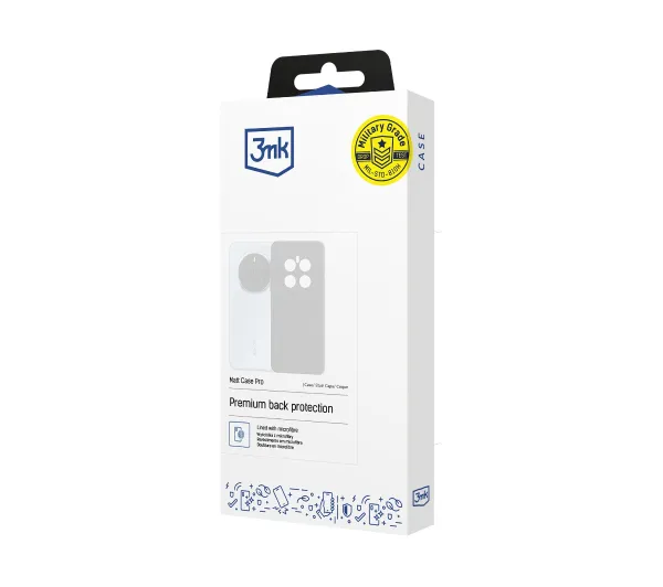 3mk Matt Case Pro do Redmi 15C 4G/5G 171mm/ Poco C85 4G Czarny