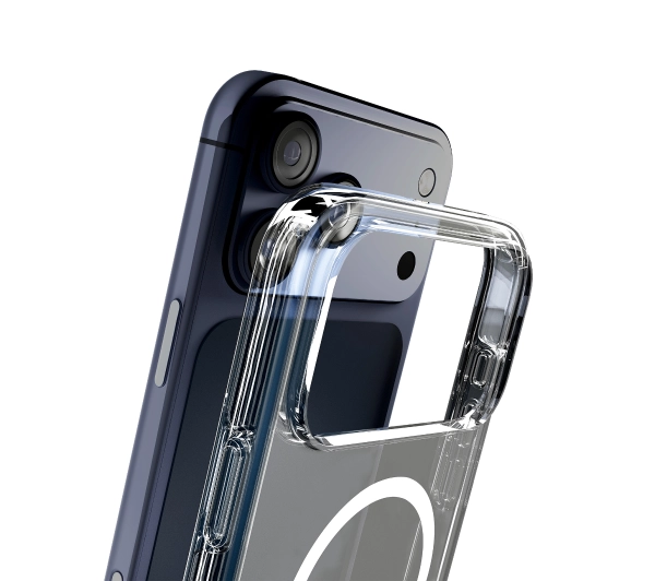 Puro D3O do iPhone 17 Pro Max Przeźroczysty