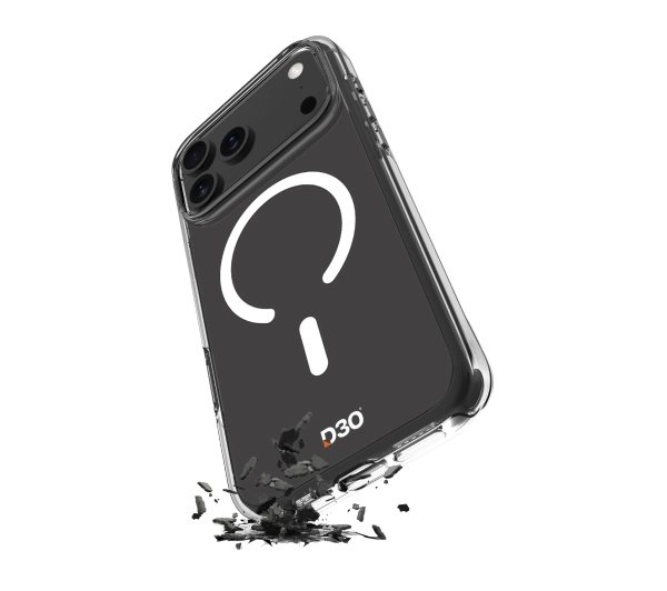 Puro D3O do iPhone 17 Pro Max Przeźroczysty