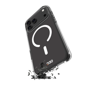 Puro D3O do iPhone 17 Pro Max Przeźroczysty