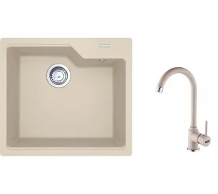 Franke Urban UBG 610-50 Beżowy + bateria Pola Beżowy - Kup na Raty - RRSO 0%