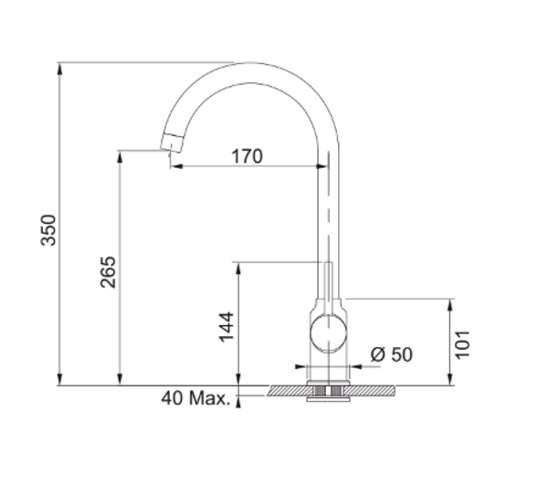 Franke Urban UBG 610-50 Beżowy + bateria Pola Beżowy - Kup na Raty - RRSO 0%