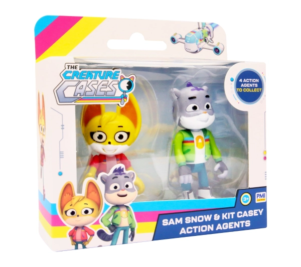 PMI Kids World The Creature Cases Action Agents 2 Pack