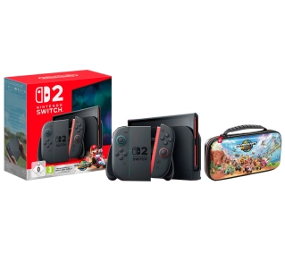 Nintendo Switch 2 Joy-Con Czarny + Mario Kart World + Etui Nacon NS212MKW Mario Kart World - Kup na Raty - RRSO 0%