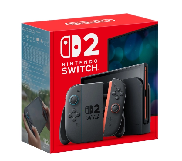 Nintendo Switch 2 Joy-Con Czarny + Etui Trust GXT 1251RB + Szkło hartowane Yaxo YGGSDG01T - Kup na Raty - RRSO 0%