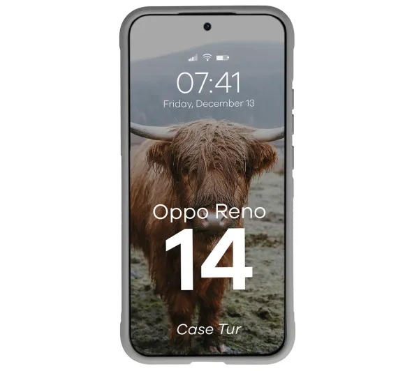 Bizon Pancerne Tur do Oppo Reno 14 Szary