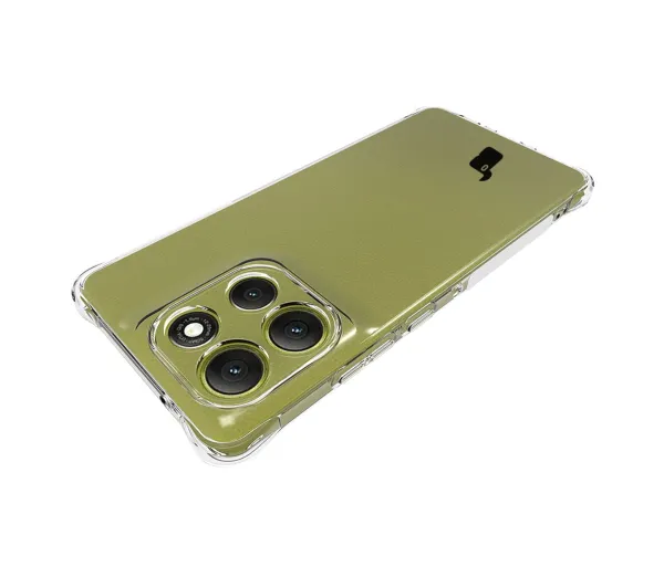 Bizon elastyczne etui Salpa + 2x folia na ekran Clear Pack do Motorola Moto G86 5G