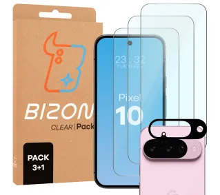 Bizon 3x Szkło hartowane + szybka na aparat Google Pixel 10