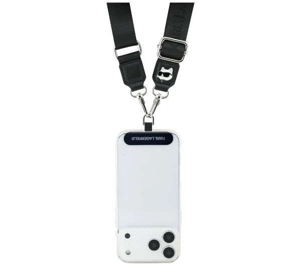Karl Lagerfeld Universal Strap Tether Patch Czarny