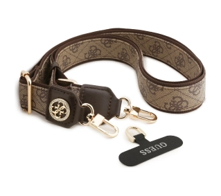Guess Universal Crossbody 4G Tether Patch Brązowy