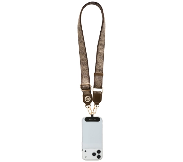 Guess Universal Crossbody 4G Tether Patch Brązowy
