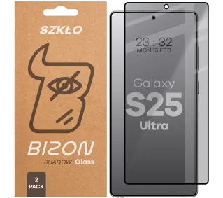 Bizon prywatyzujące pełne Edge Shadow Duo do Samsung Galaxy S25 Ultra