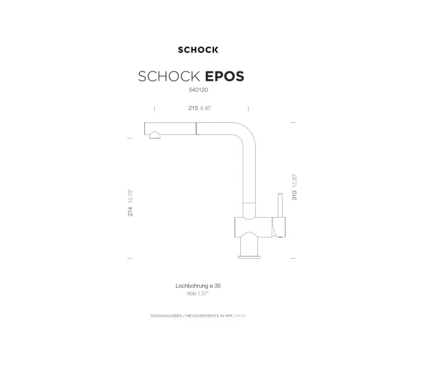 Schock Epos 540127 Szary Mosiądz - Kup na Raty - RRSO 0%