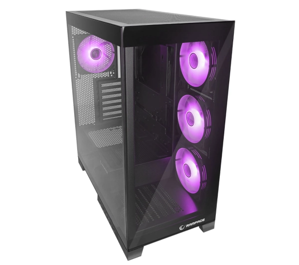 Rampage Hydra V2 ARGB Czarny - Kup na Raty - RRSO 0%