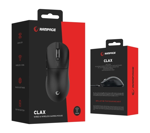 Rampage Clax PAW3311 Czarny
