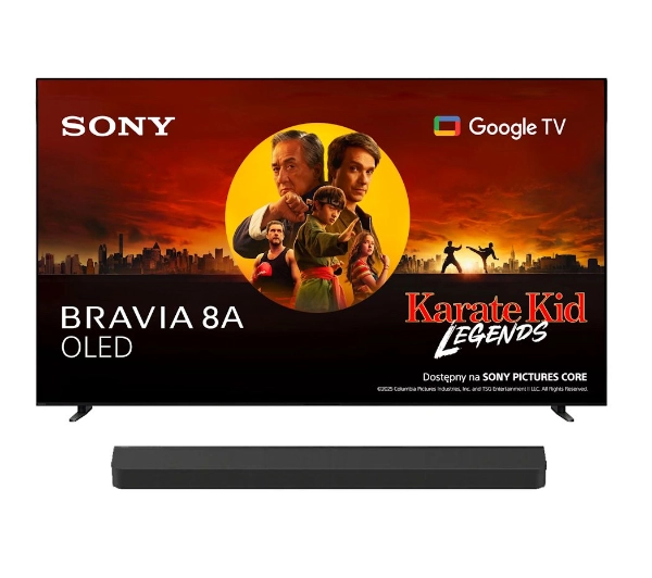 Sony BRAVIA 8A K-65XR8A 65" 4K OLED 120Hz Google TV Dolby Vision Dolby Atmos DTS-X HDMI 2.1 + Soundbar Theater Bar 8