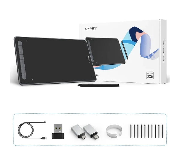 XP-Pen Deco LW Czarny - Kup na Raty - RRSO 0%