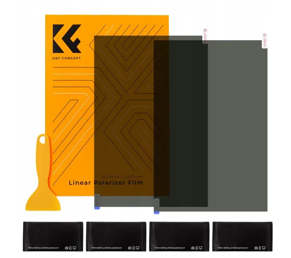 K&F Concept 2x Folia Polaryzacyjna PL 300x200