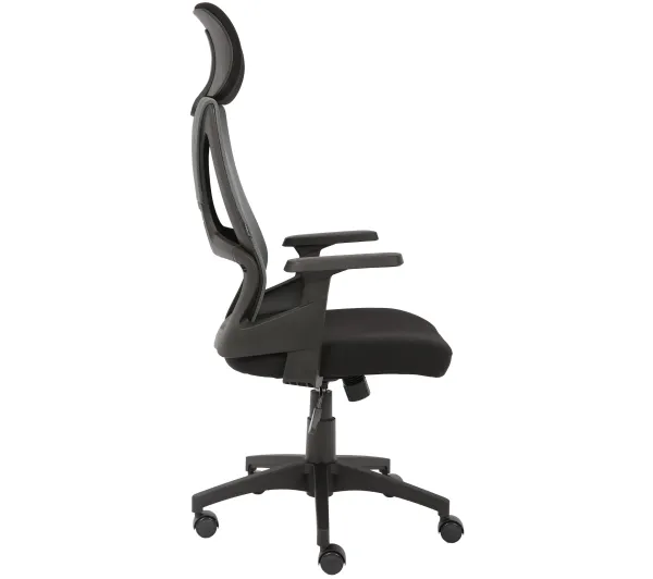 Cobra Office One HF304BK Biurowy do 150kg Tkanina Czarny - Kup na Raty - RRSO 0%