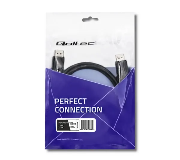 Qoltec V1.4 50586 1,5m Czarny