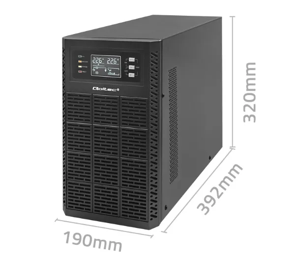 Qoltec 52282 3kVA 3000W - Kup na Raty - RRSO 0%