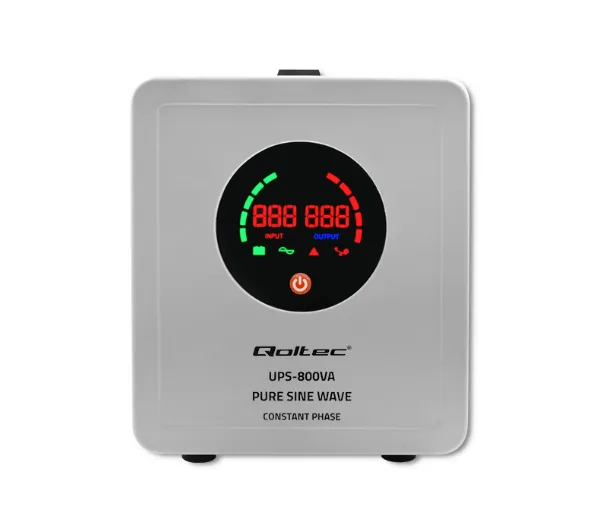Qoltec 50718 800VA/560W Przetwornica 12/230V z AVR - Kup na Raty - RRSO 0%