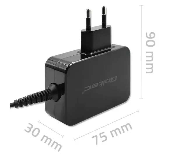Qoltec GaN Power Pro USB-C 45W Czarny