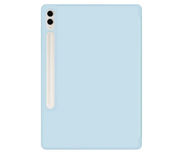 Bizon Case Tab Lizard z klapką do Samsung Galaxy Tab S9 FE Plus Błękitny