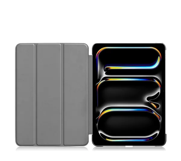 Bizon Case Tab Croc z klapką do iPad Pro 13" 2025 / 2024 Czarny