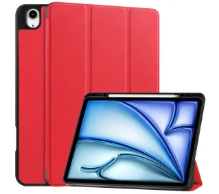 Bizon Case Tab Lizard z klapką do iPad Air 13 2025 / 2024 Czerwony