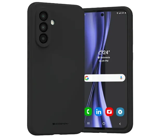 Mercury Silicone do Galaxy A36 Czarny