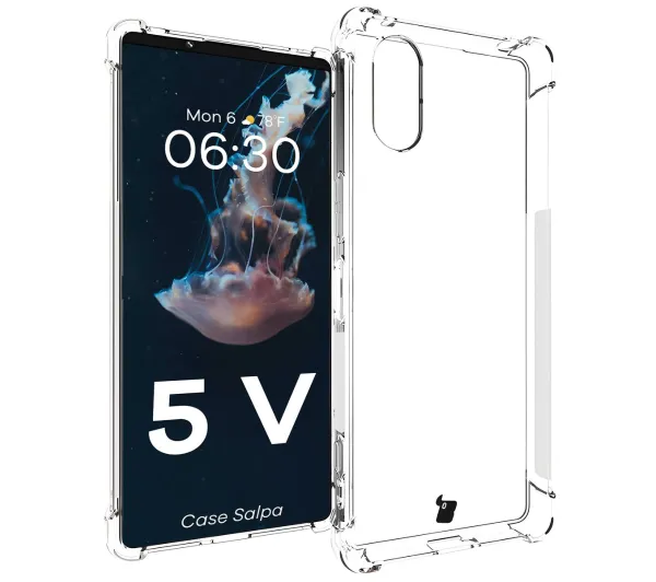 Bizon Salpa do Sony Xperia 5 V Przezroczysty
