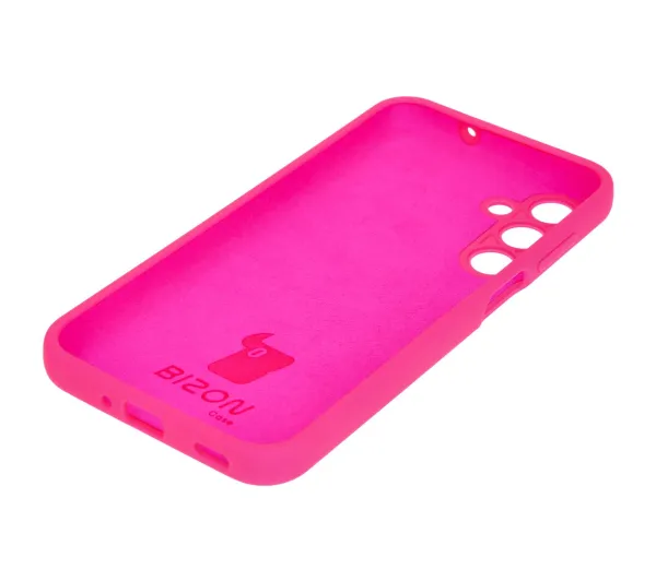 Bizon Soft Case do Samsung Galaxy M35 5G Neonowo-różowy