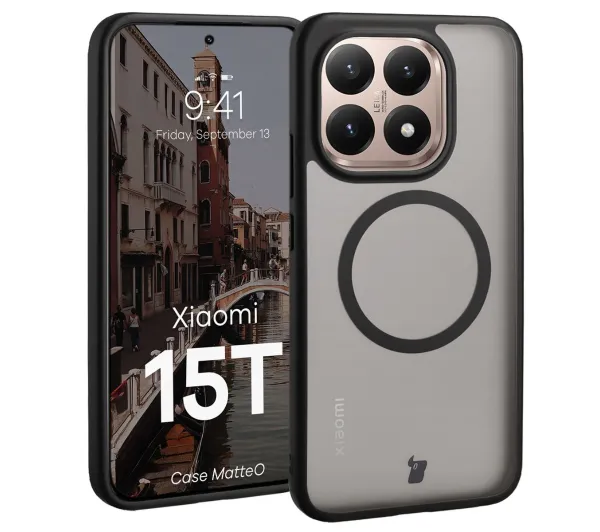 Bizon MatteO do Xiaomi 15T Przydymiony-czarny