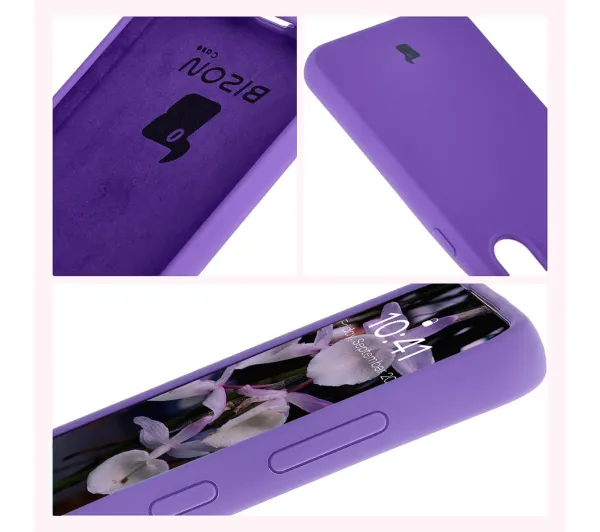 Bizon Soft Case do Samsung Galaxy S23 Fioletowy