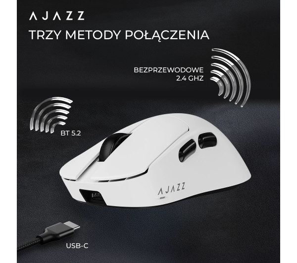 Ajazz AJ179 V2 MAX Biały