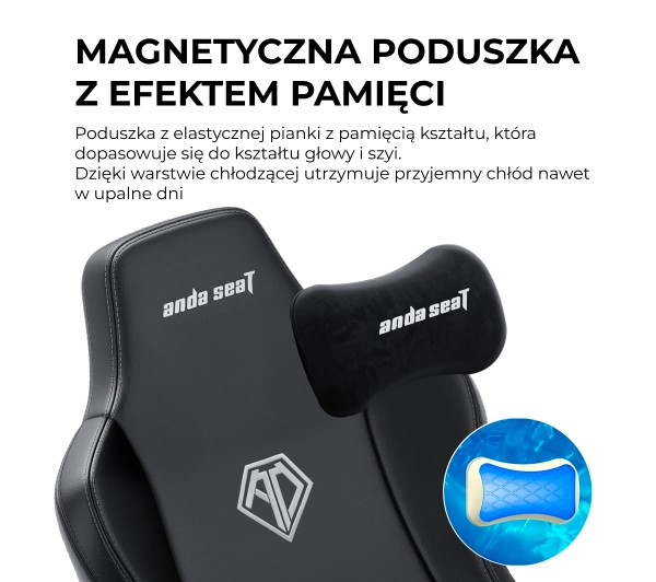 Anda Seat Novis Plus XL Gamingowy do 150kg Tkanina Ciemno szary - Kup na Raty - RRSO 0%