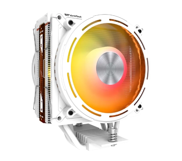 Chłodzenie CPU DARKFLASH Explore E400 Plus ARGB Biały