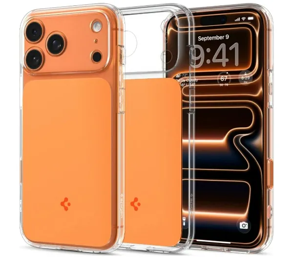 Etui SPIGEN Ultra Hybrid T Mag MagSafe do Apple iPhone 17 Pro Max Pomarańczowy