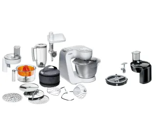 Bosch MUM58259 Z maszynką do mięsa Rozdrabniaczem z 4 tarczami Silnik 1000W