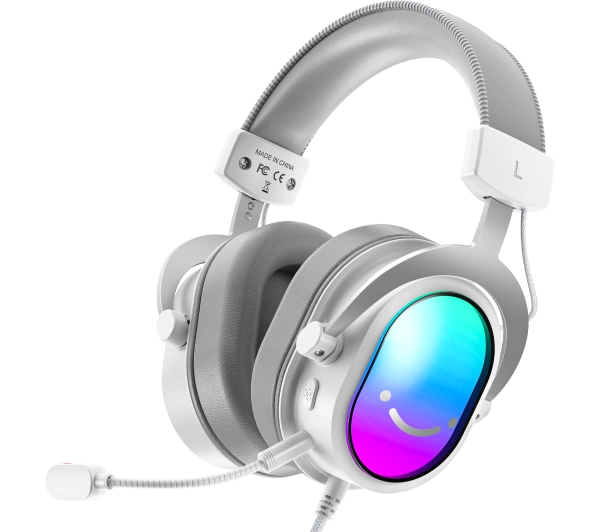 Słuchawki FIFINE H16W Nauszne, Dźwięk przestrzenny Biały