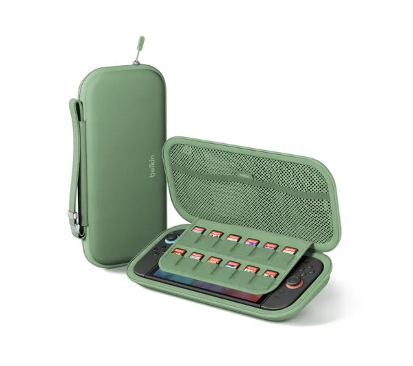 Belkin Travel Case Pistaciho Greendo Nintendo Switch 2 Zielony