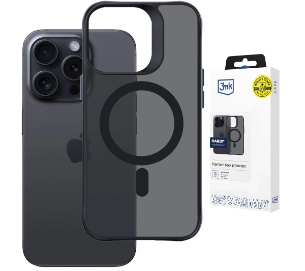 3mk Hardy Hazy MagCase do iPhone 14 Pro Czarny
