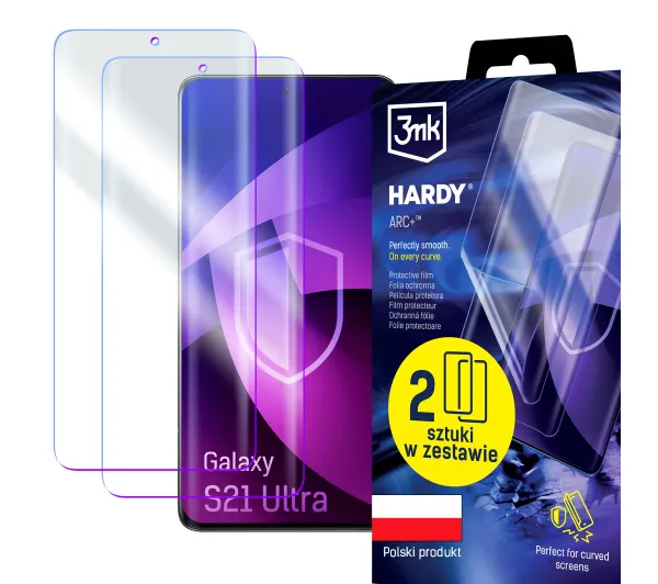 3mk Hardy ARC+ do Galaxy S21 Ultra 5G 2 sztuki