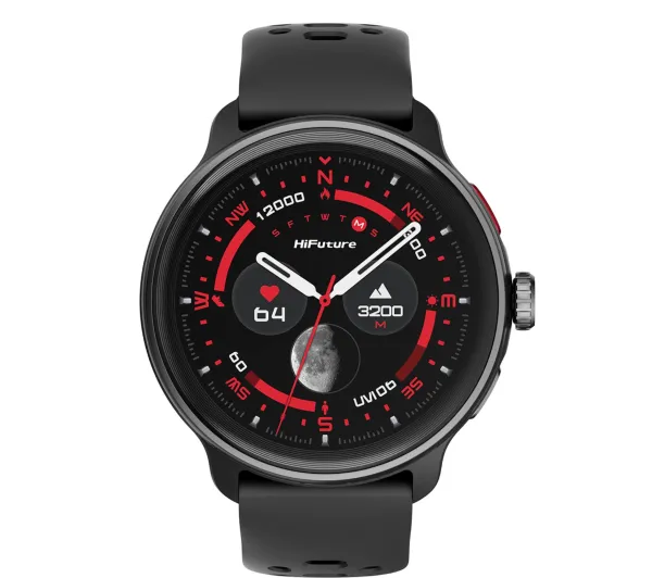 HiFuture VELA 46mm GPS Funkcje AI Czarny