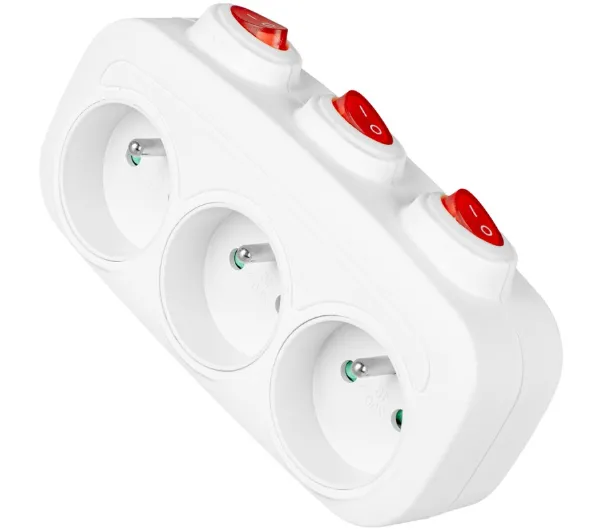 Vayox VA0275 3 gniazda Biały